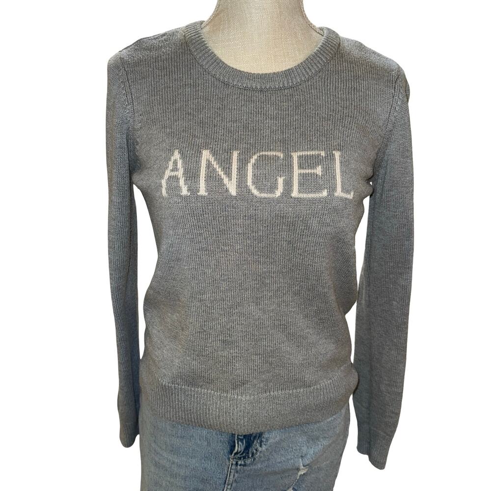 Y2K Victoria’s Secret‎ Angel Script Knit Sweater XS